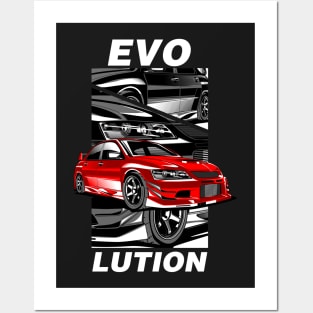 Lancer Evo VIII Posters and Art